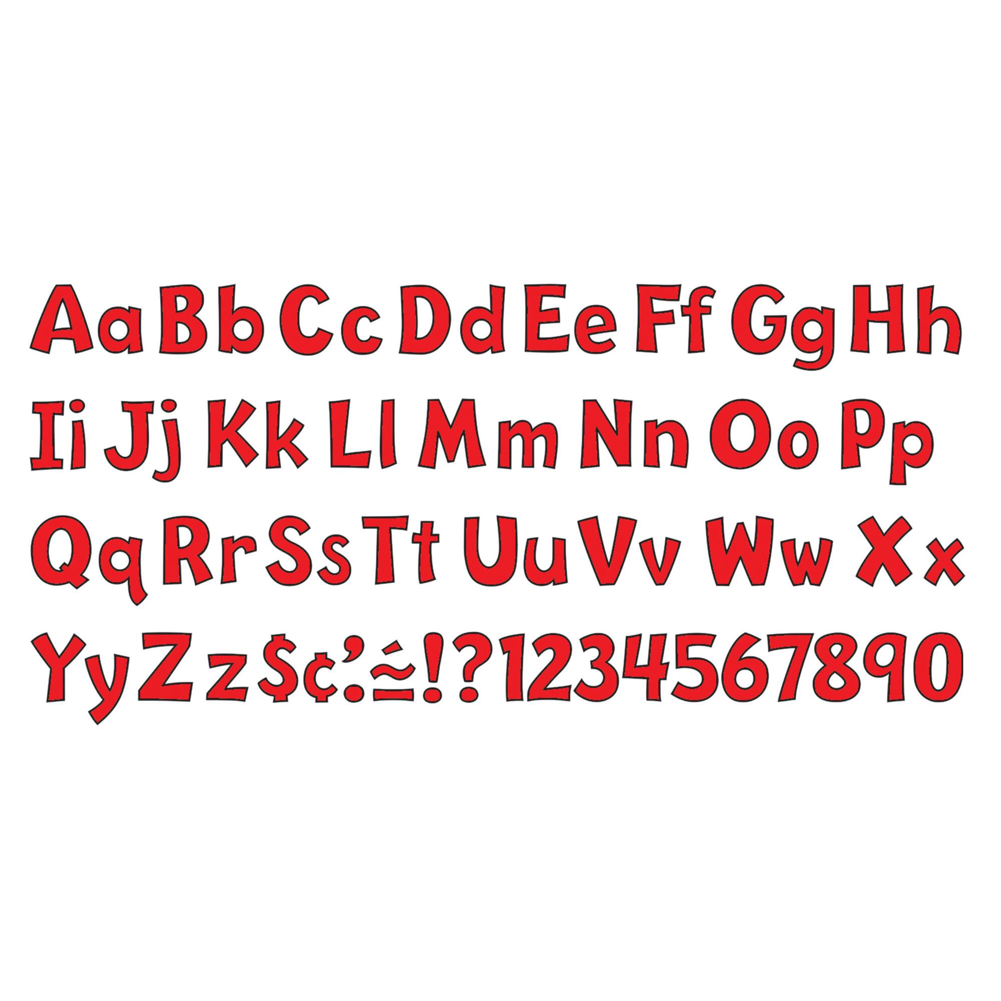 Trend Enterprises® 4" Playful English/Spanish Combination Ready Letters